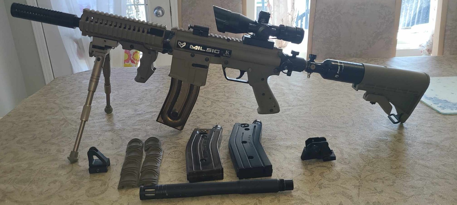 Milsig KSeries MK3 Elite Pro 0.68 CAL. Semi Automatic Paintball Gun eBay