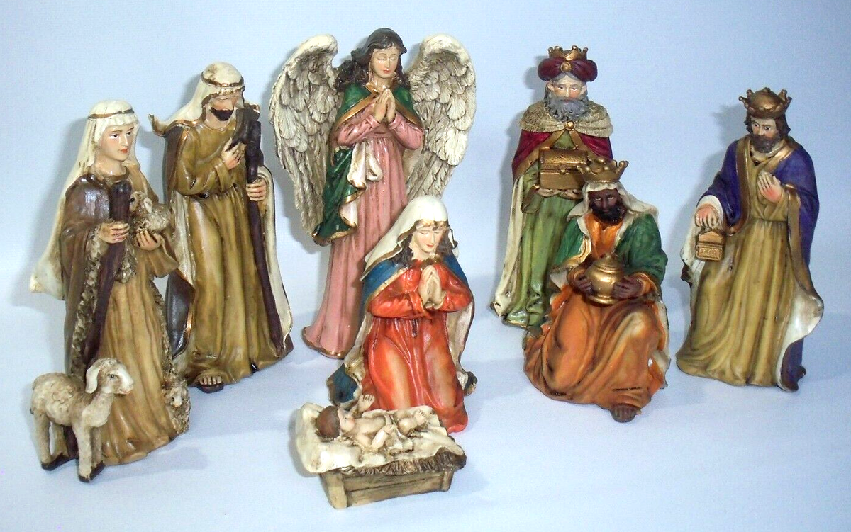 8 Piece Deluxe Nativity Set Robert Stanley The Promise Of