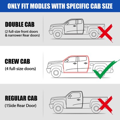 Fit 2004-2024 Nissan Titan Crew Cab Nerf Bar Running Board Side Fit 2004-2024 Nissan Titan Crew Cab Nerf Bar Running Board Side