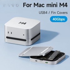 USB4 Hard Drive Enclosure 40Gbps M.2 NVMe SSD Case ForMac Mini M4 Pro Compatiale