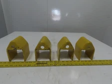 3" x 3" Pallet Rack Conveyor Leg Heavy Steel Leg Anchor Protector Guard Lot Of 4