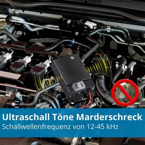 Marderschreck Ultraschall Marderabwehr Auto Marderfrei KFZ Marderschutz Mader - Bild 3 von 18