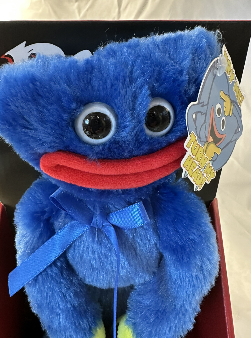 Official Poppy Playtime 14 Smiling/Scary Huggy Wuggy Soft Plush Brand New