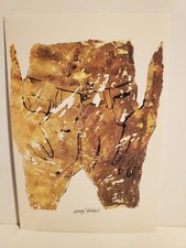 ANDY WARHOL ARTIST POP ART MEN ILLUSTRATION POSTCARD 2004 