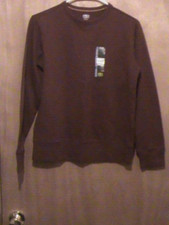 Athletic Works Youth Maroon Fleece Crew Size XL 14-16 102723 I163T9
