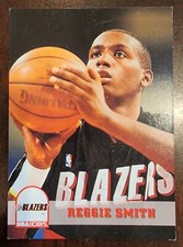 1994 Reggie Smith - NBA Hoops #399 - Portland Trailblazers  NM - Basketball Card