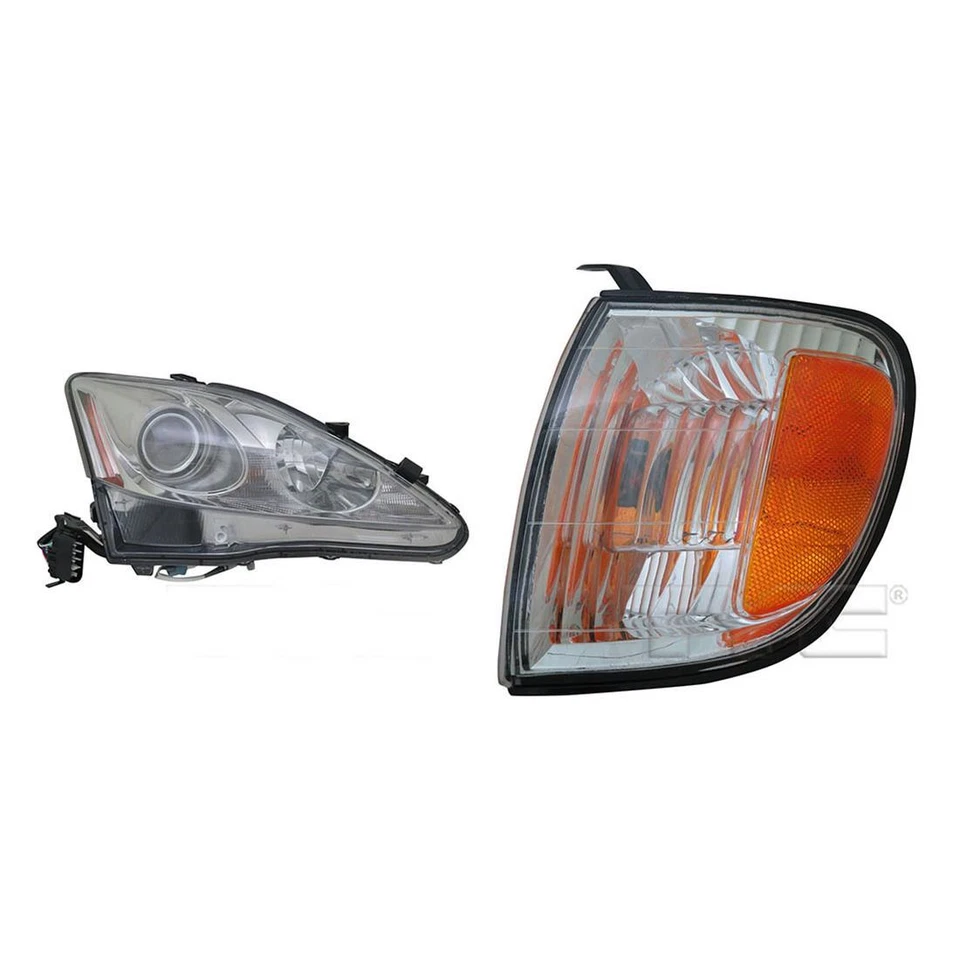 Передний указатель поворота в сборе левый правый 2 для Toyota Tundra 2000-02 2003 2004 PA - Изображение 2 из 4