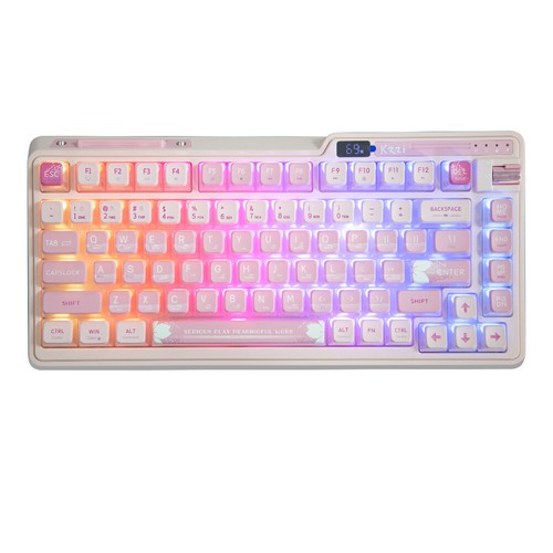Kzzi K75 PRO+ Wireless Gasket Mechanical Game Keyboard RGB Hot Swappable Custom - Picture 26 of 30