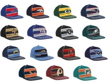 NFL Official Reebok Sideline Players Flex Hat Cap Flat Brim NEW ASSORTED TEAMS