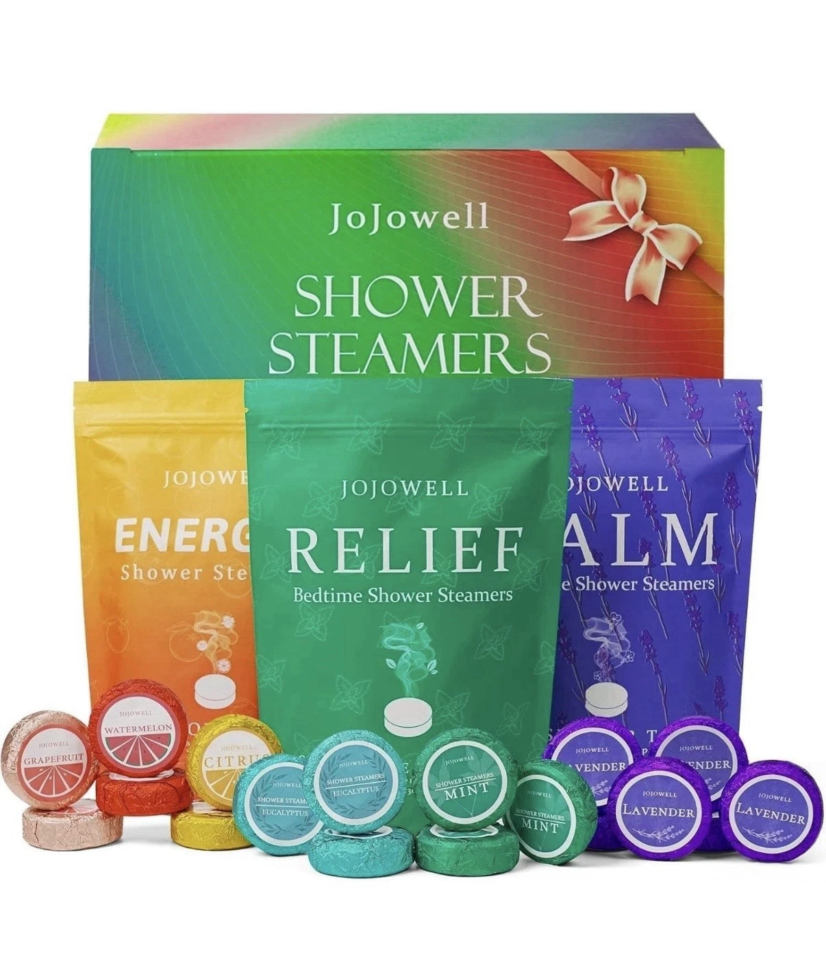 Shower Steamers Aromatherapy - 18 Pack Birthday Gifts for Women, Self Care, Vale