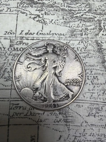 1943 Walking Liberty Half -Fine- WLH01