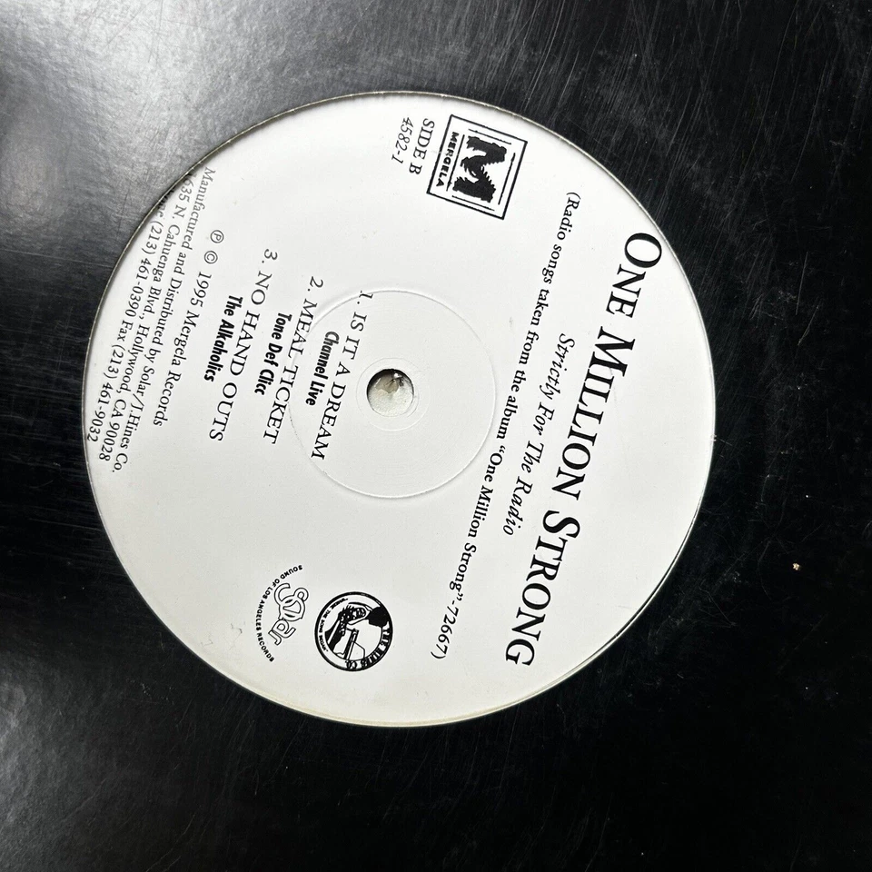 ONE MILLION STRONG GANGSTA RAP 12" SAMPLER NOTORIOUS B.I.G 2 PAC - Image 3 of 4