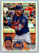 Pete Alonso 2023 Topps Chrome Logofractor Edition #75 New York Mets