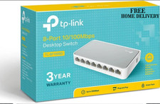 NEW Ethernet Network Port 8 Desktop Switch TP Link Lan Office, Home internetbox