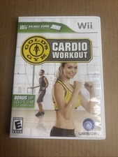 Gold's Gym Cardio Workout for Nintendo Wii 2009 Complete with Manual CIB