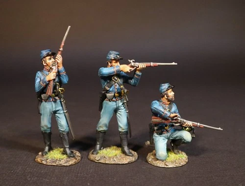 JOHN JENKINS AMERICAN CIVIL WAR USBS2-333435D THREE UNION DISMOUNTED CAVALRY