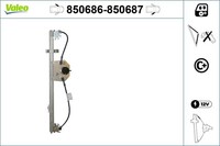 NEU - Valeo 850686 Fensterheber FüR CitroËN Passend FüR Fiat Peugeot