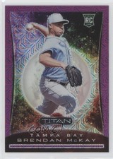 2020 Panini Chronicles Titan Purple Mojo 63/75 Brendan McKay #4 b9e