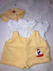 Vintage Cabbage Patch Kids/Doll Clothes Yellow Sailboat Outfit (622)