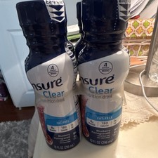 Ensure Clear Nutrition Drink Fat-Free Blueberry Pomegranate 10 fl oz. Four pack