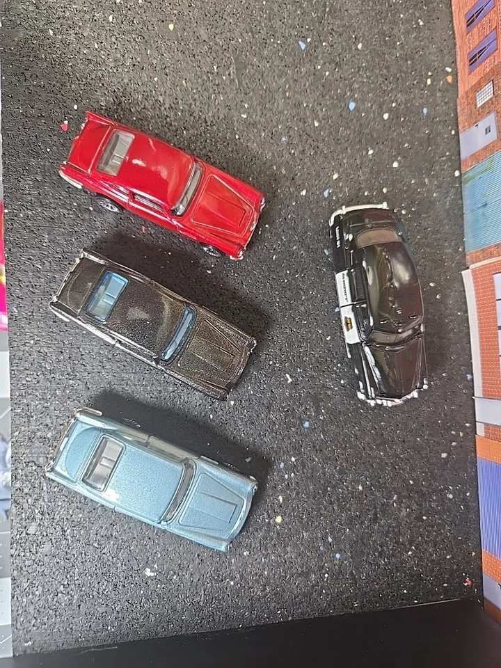 Matchbox mix 3, Aston Martins and a  51 Hudson Hornet Sheriff car. - Image 3 of 4