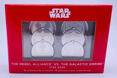 2022 Rebel Alliance Vs Galactic Empire Hallmark Miniature Ornament Size: 1'' each