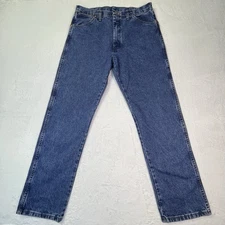 Wrangler Jeans Blue Mens 36x32 1013MWZGK Cowboy Bootcut