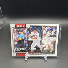 2026 Topps Series 1 Baseball #11 Pete Alonso/Kyle Schwarber/Juan Soto