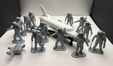 Vintage United States Space Shuttle 13 Astronauts Plastic Playset