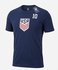 Christian Pulisic USA Soccer USMNT Men’s Player T-Shirt - Navy Blue - XL