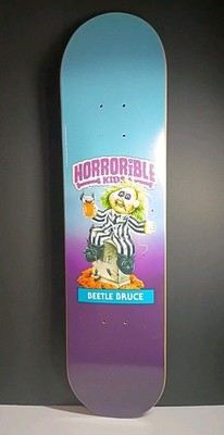 Horrible Kids- Garbage Pail Kids Skateboard Beetle BRUCE #9a BEETLEJUICE 