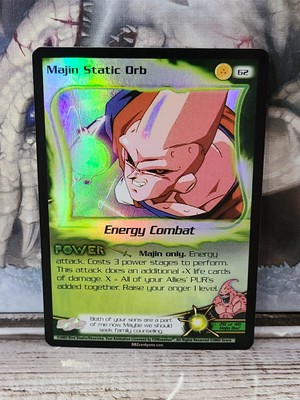 Majin Static Orb - Dragon Ball Z CCG Foil #62 Score DBZ TCG - Fusion Saga - LP