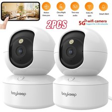 boykeep Wireless 5G WiFi Security Camera 2K Smart Indoor Night Vision Wired Cam