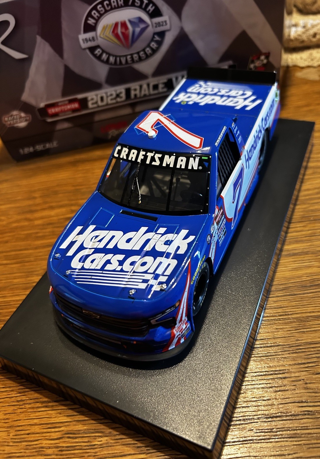Kyle Larson #7 Hendricks.com North Wilkesboro Truck Win 2023!