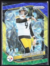 2025 Panini Prizm Chris Boswell Choice Blue Yellow Green #174 Steelers