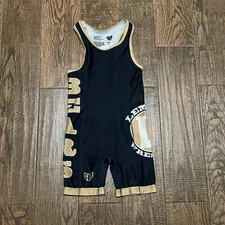 Go Earn It Wrestling Boys Youth Team Graphic Singlet Bib jersey Size. Large