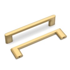10 Pack Brushed Brass Cabinet Pulls 5 inch Ho...