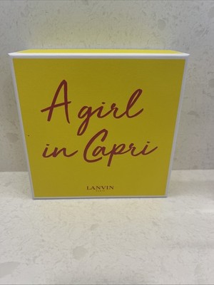 Lanvin Paris A Girl In Capri Eau de Toilette 50 Ml/ 1.7 fl Oz With Body Lotion