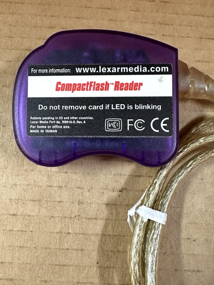 Vintage 2002 Lexar Media USB Compact Flash Reader WORKS - Image 3 of 4