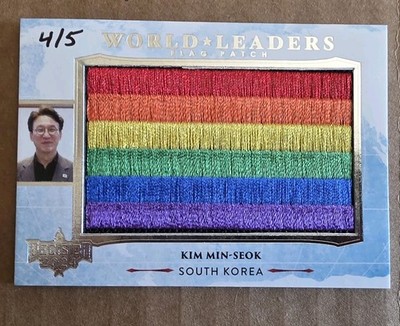 Decision 2024 Update Kim Min-Seok WL48 Silver FOIL WORLD LEADERS S. Korea # 4/5