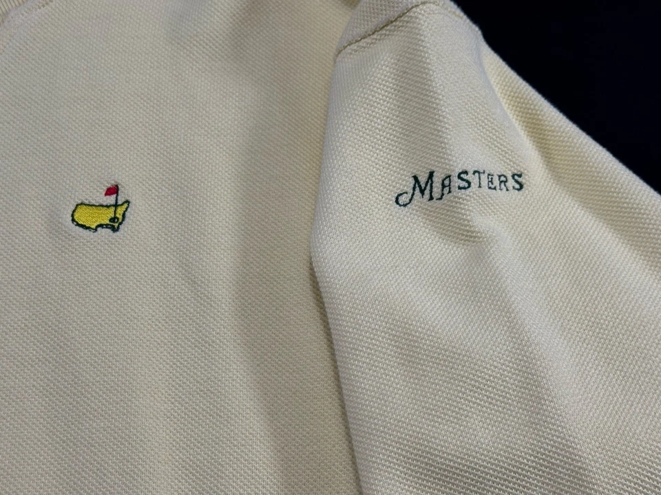 ✅Vintage✅Masters ✅Slazenger Augusta National Golf ✅M ✅Suéter ✅Jersey ✅Amarillo Foto 4 de 4