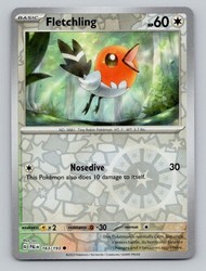 Fletchling 163/193 Reverse Holo Paldea Evolved