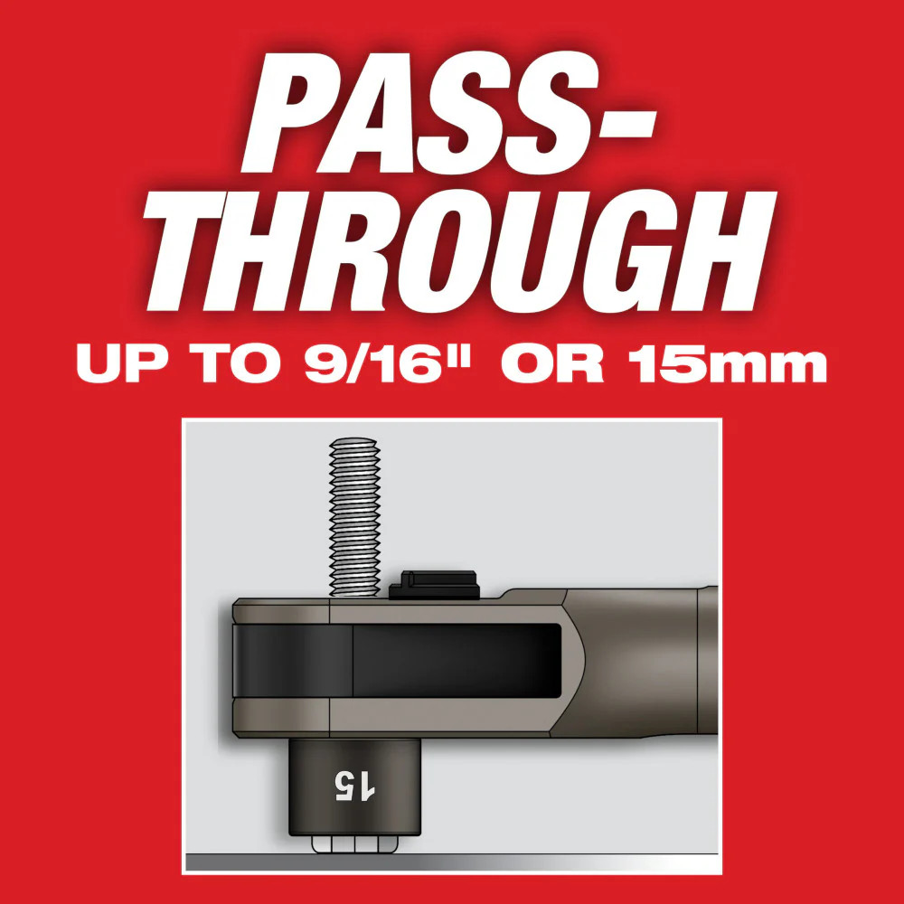 For Milwaukee 49-16-1640 8PCS INSIDER Box Ratchet SAE Socket Set (Black)