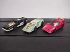 3 Hot Wheels Red Line Sizzler Cars Black Side Burn Red Live Wire Side Burn Gren
