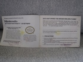 NES Nintendo SIDE POCKET Game with Instructions Manual 1987 Original Authentic