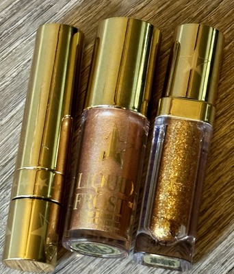 Lot Of 3 Jeffree Star  Velour Diva Forever Golden Hour Exotic Gold