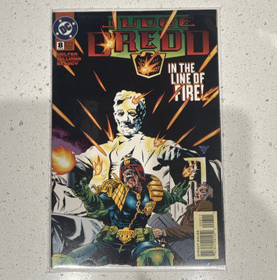 DC Comics Judge Dredd #8 In the Line of Fire Single Issue Comic Helfer