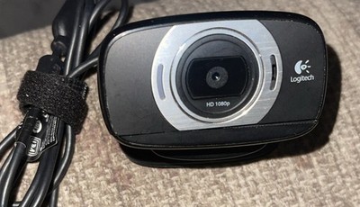 Logitech V-U0027 HD 1080p USB Webcam Great Condition 8.0 Megapixel