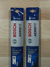 Bosch Aerofit Multi-clip Wiper Blades Set 24 19 600mm475mm Af24c Af19c New