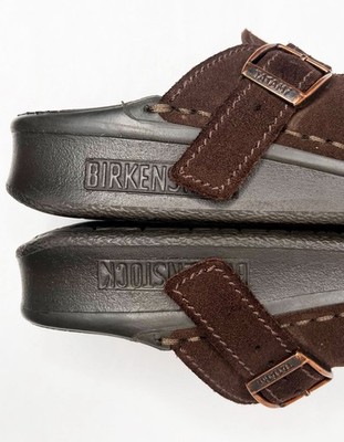 Birkenstock ✤ Tatami Brown Suede Clogs ?? Made in Germany  display picture 1